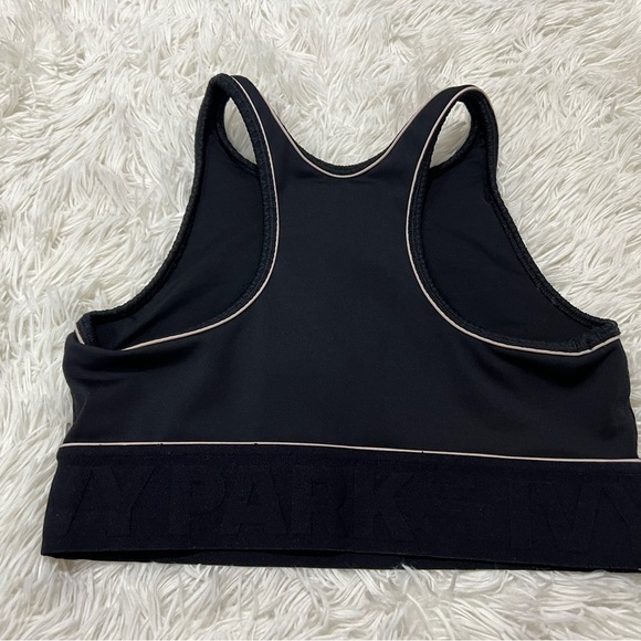 Ivy Park High Neck Racerback Fishnet Jacquard Texture Logo Band - size S - Picture 4 of 8